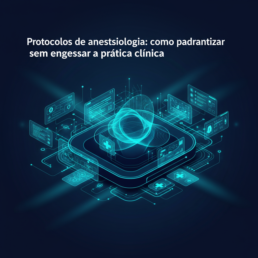Protocolos de anestesiologia: como padronizar sem engessar a prática clínica